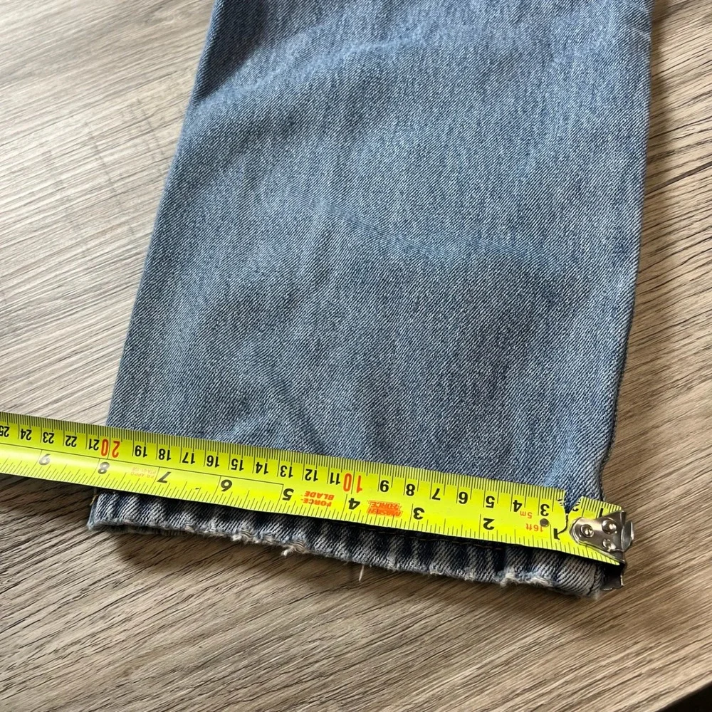 Levi's 505 Regular Fit Jeans Mens 36x34 Blue Straight Leg‎ Denim Pants Classic